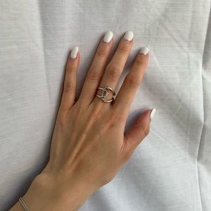 [🍍2 for $22]  Statement Buckle Ring